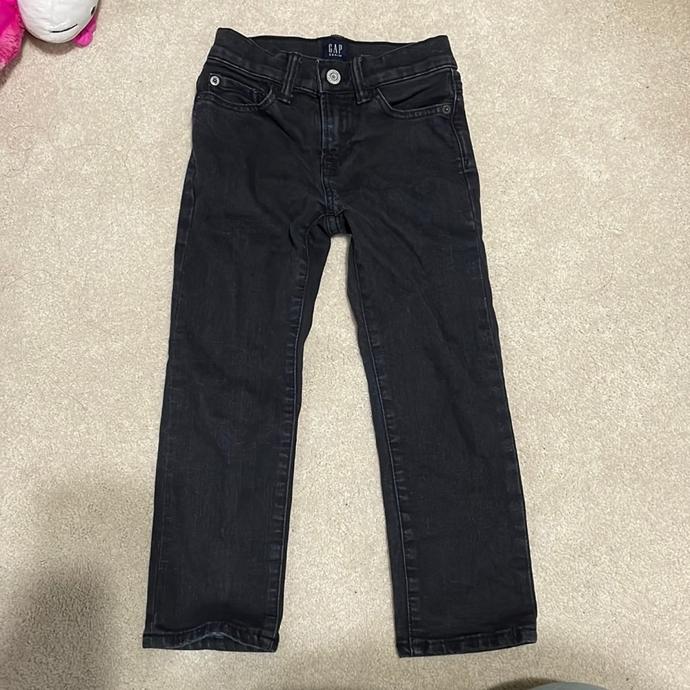Boys gap black jeans size 5